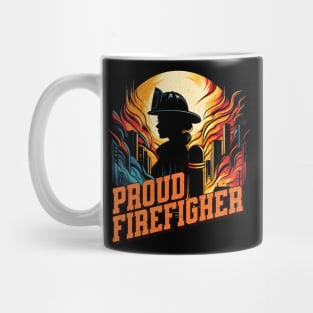 Proud Firefighter Woman Untold Heroes Design Mug